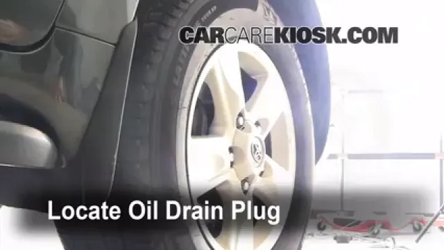 2008 Toyota Land Cruiser 5.7L V8 Huile Changer l'huile et le filtre à huile